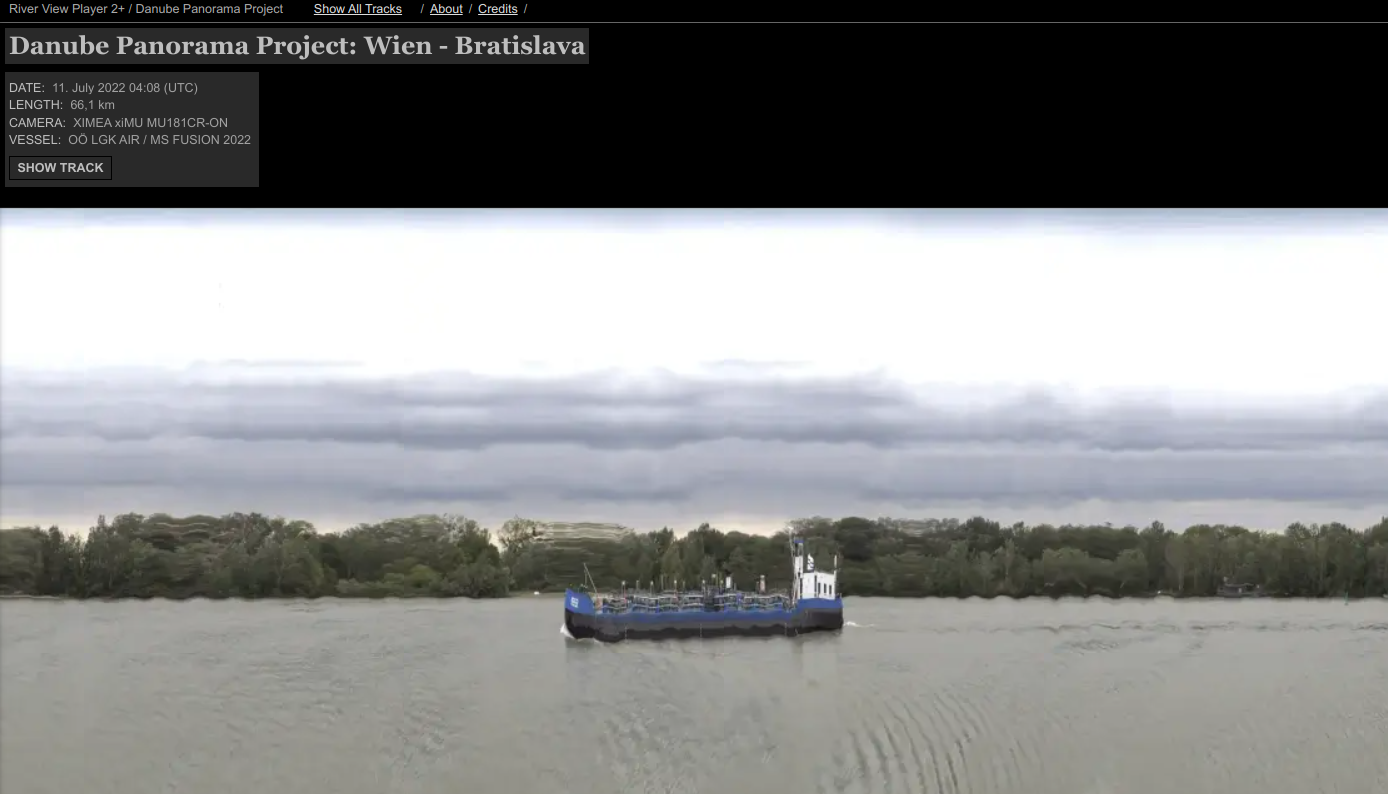 Screenshot of Michael Aschauer's Danube Panorama Project