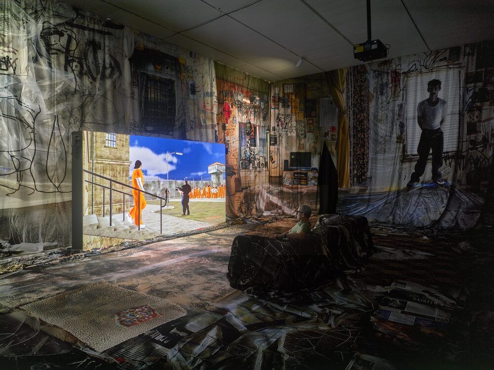 Jon Rafman, Main Stream Media, Ausstellungsansicht, K21 Kunstsammlung Nordrhein-Westfalen, 2026, Foto: Achim Kukulies 